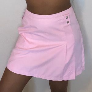 Pink Pleated Tennis Skirt